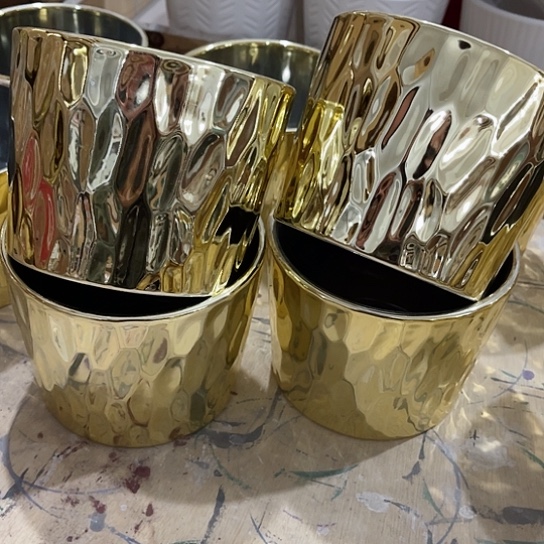 多肉绿植陶瓷花盆9.9包邮，有孔