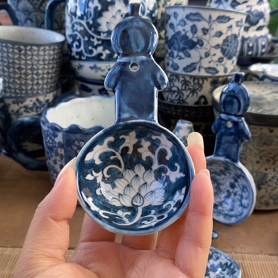 陶手工手绘青花高温陶瓷