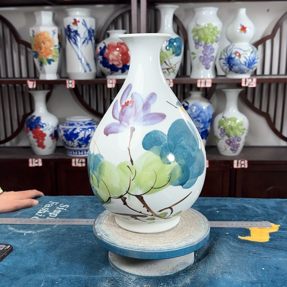 摆件景德镇陶瓷玉鸟