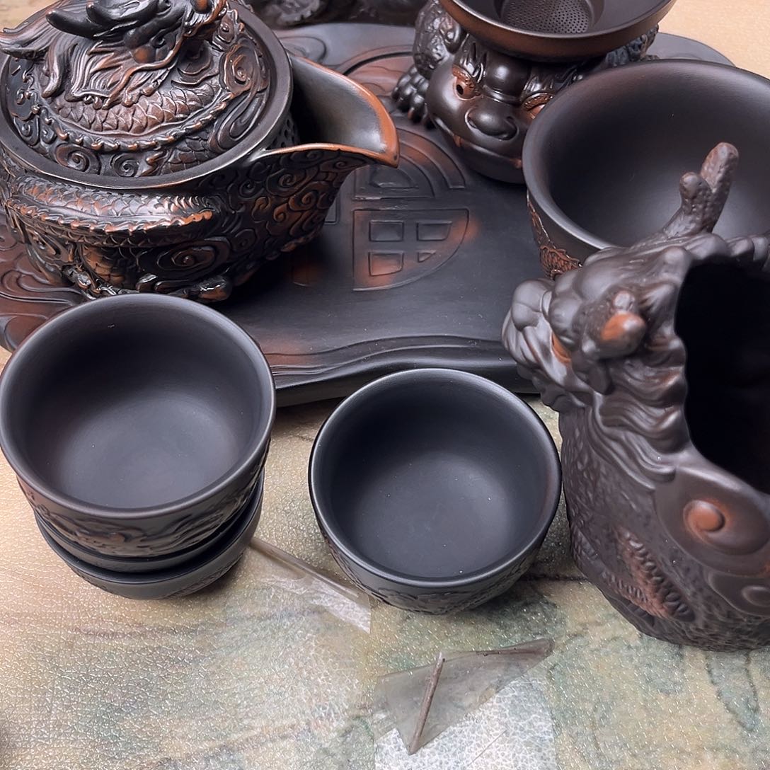 壶壮*熊云南紫陶茶壶茶壶