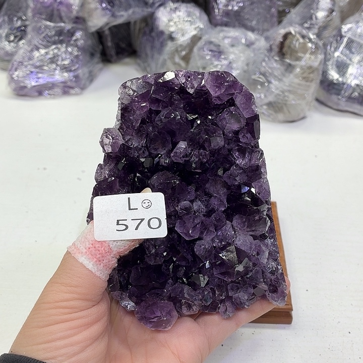 摆件水晶未镶嵌天然紫水晶