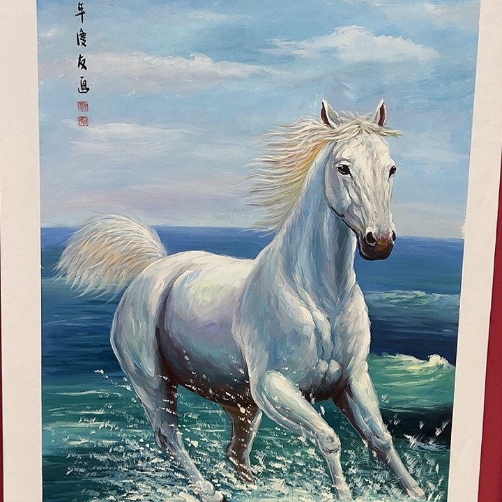 竖款晚上好呀……山水作品看看吧……