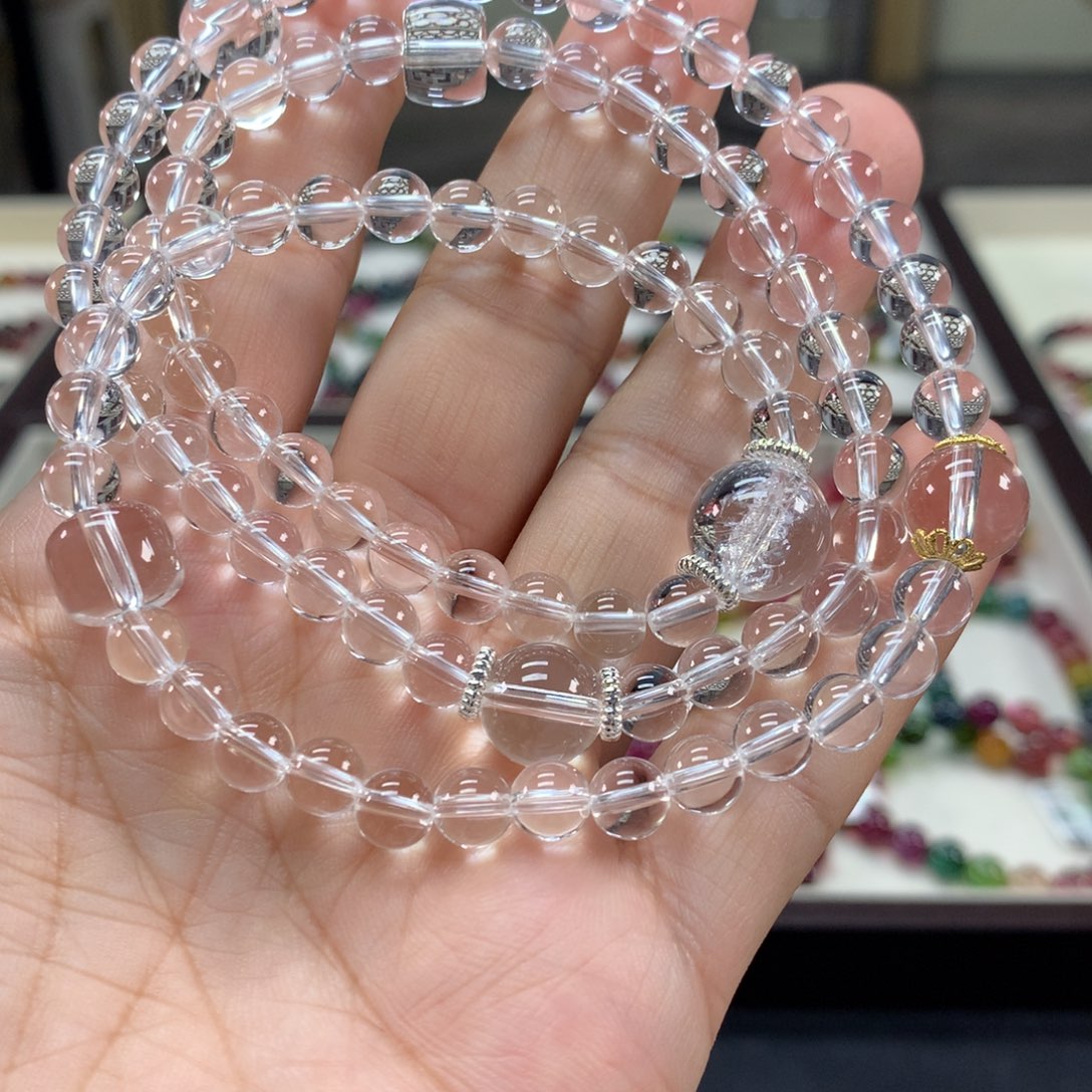 A***i未镶嵌手链水晶6左右