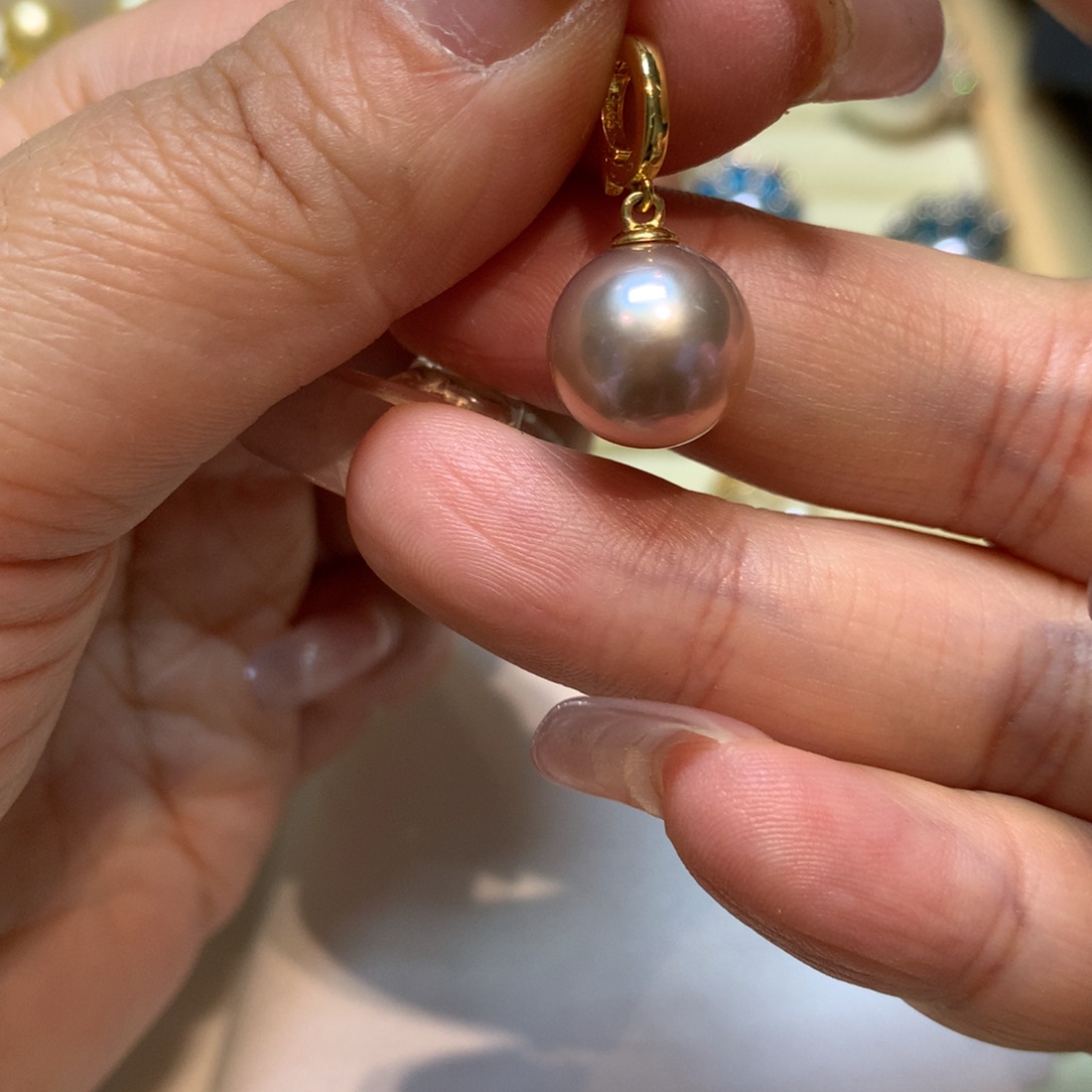 淡水珍珠颈饰银S925镶嵌