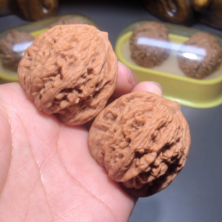 文玩核桃把件39麦虎