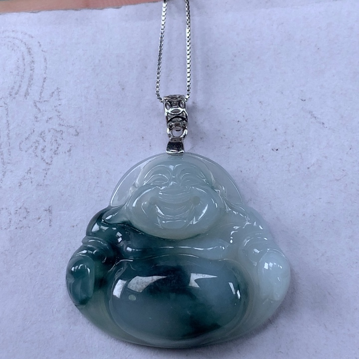 颈饰未镶嵌翡翠佛公