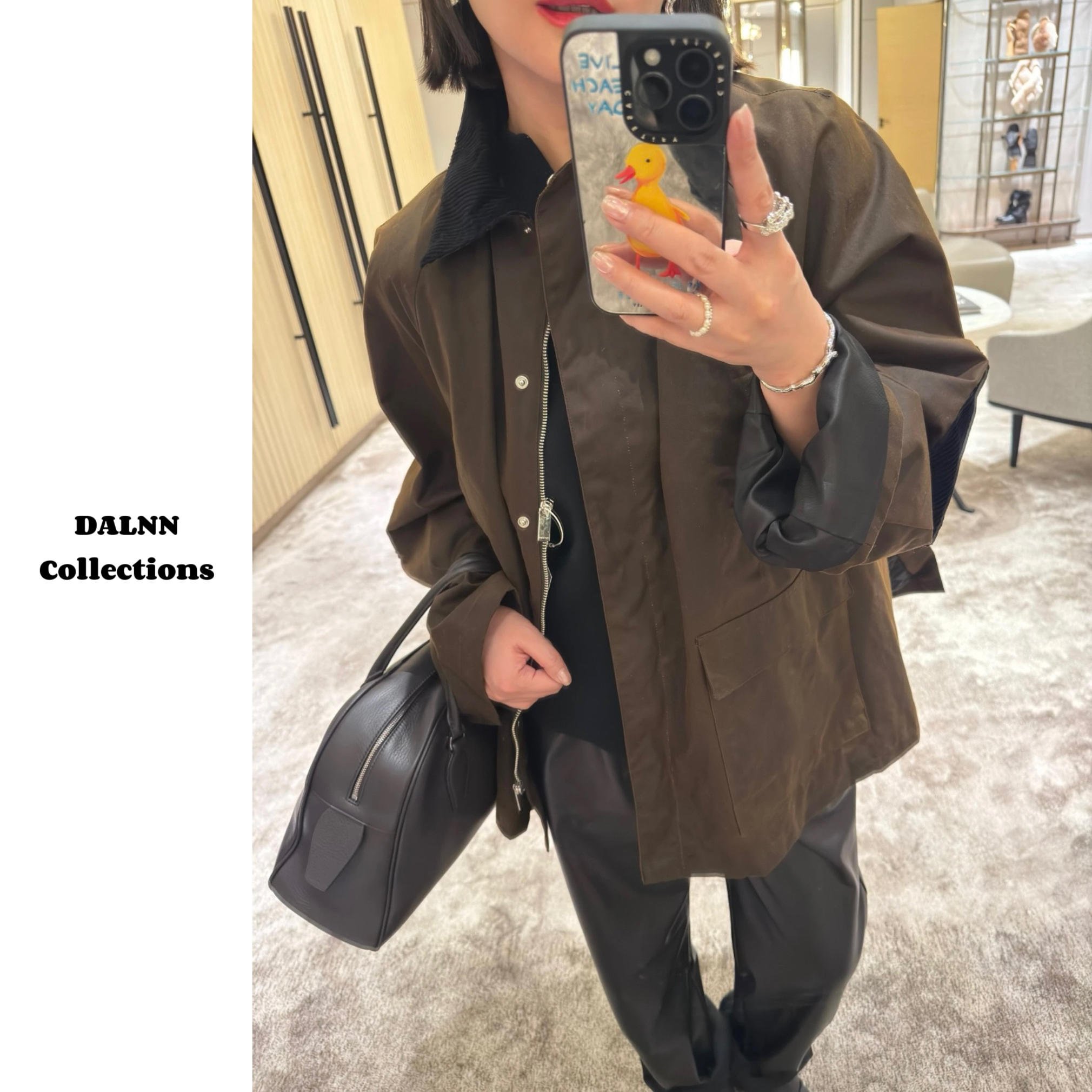 DALNN Collections｜乌木棕1.0 重工油蜡贴布外套