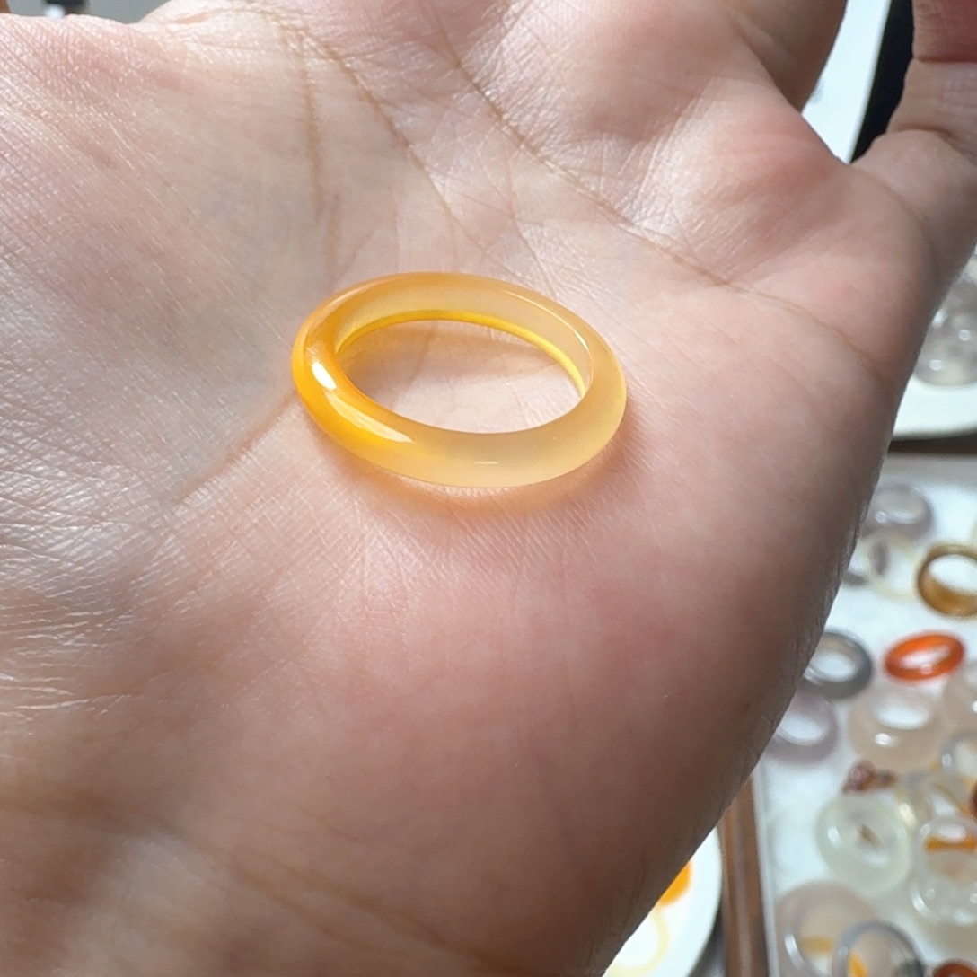 未镶嵌戒指玛瑙/玉髓503港16