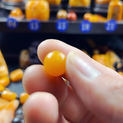 田黄石用****9田黄石珠子