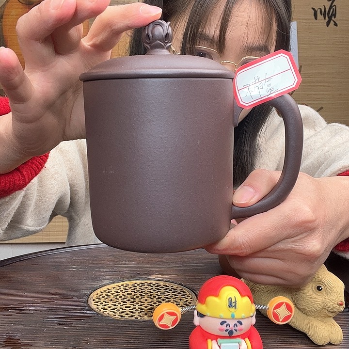 紫砂茶杯原矿紫砂杯