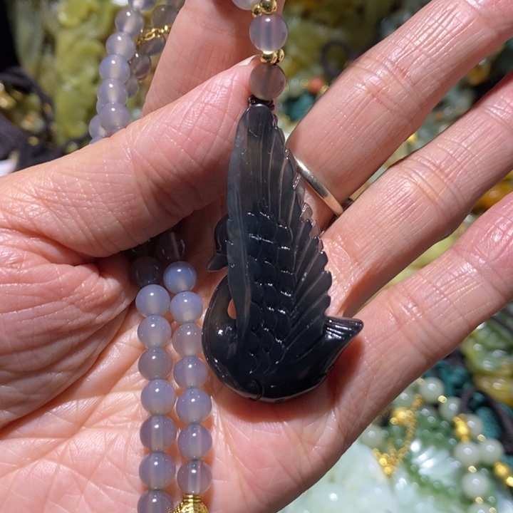 岫玉岫玉吊坠未镶嵌