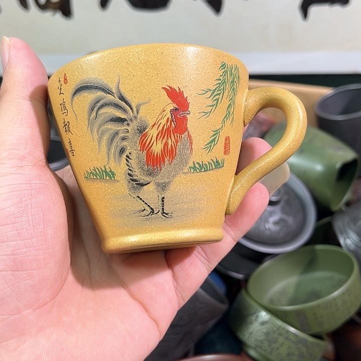 茶杯紫砂全手工紫砂主人杯