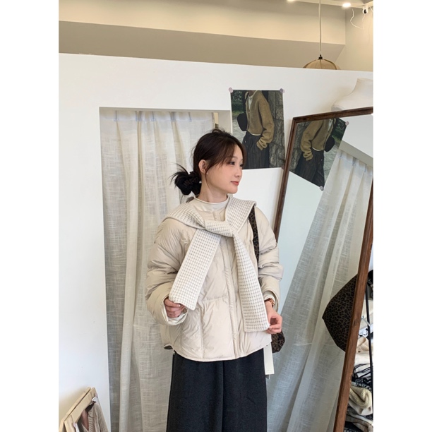 【Maomao】配披肩羽绒服