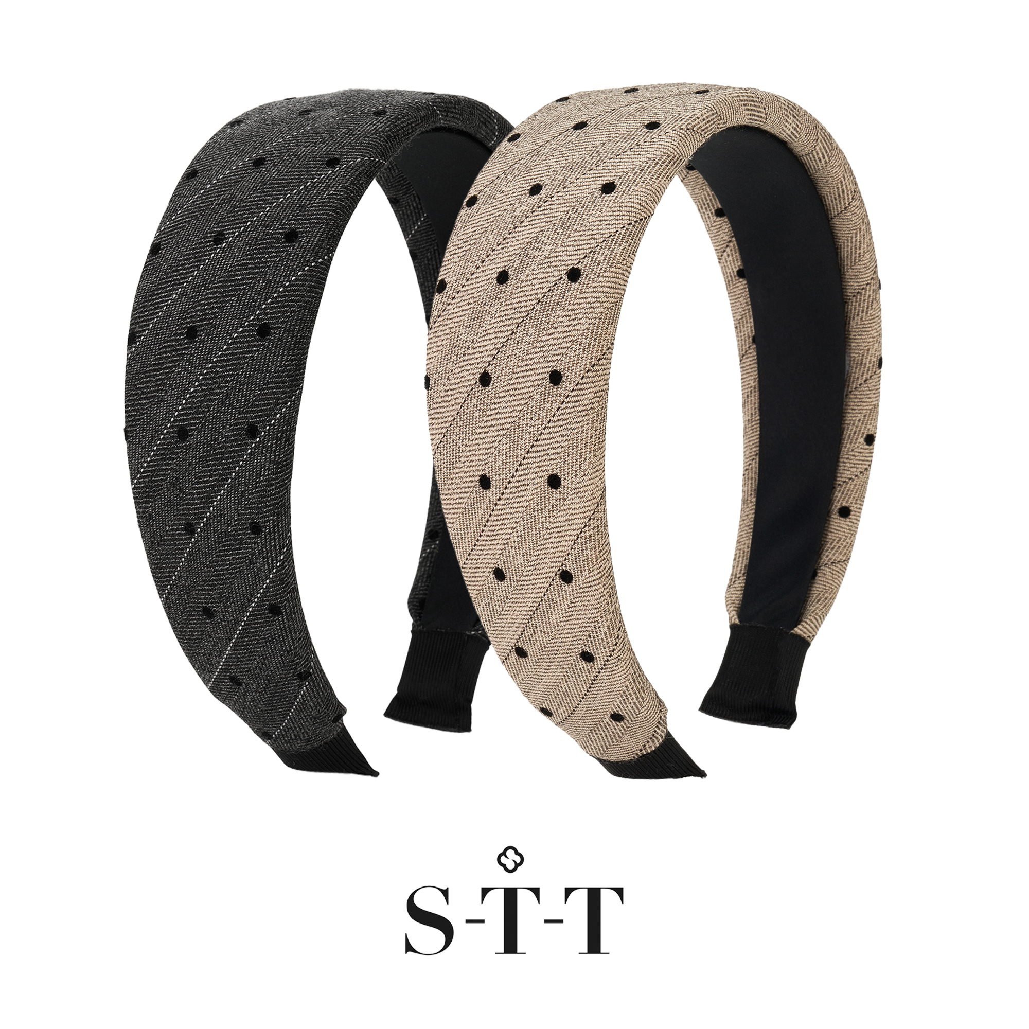 【S-T-T】韩系波点斜纹发箍119-014 119-015