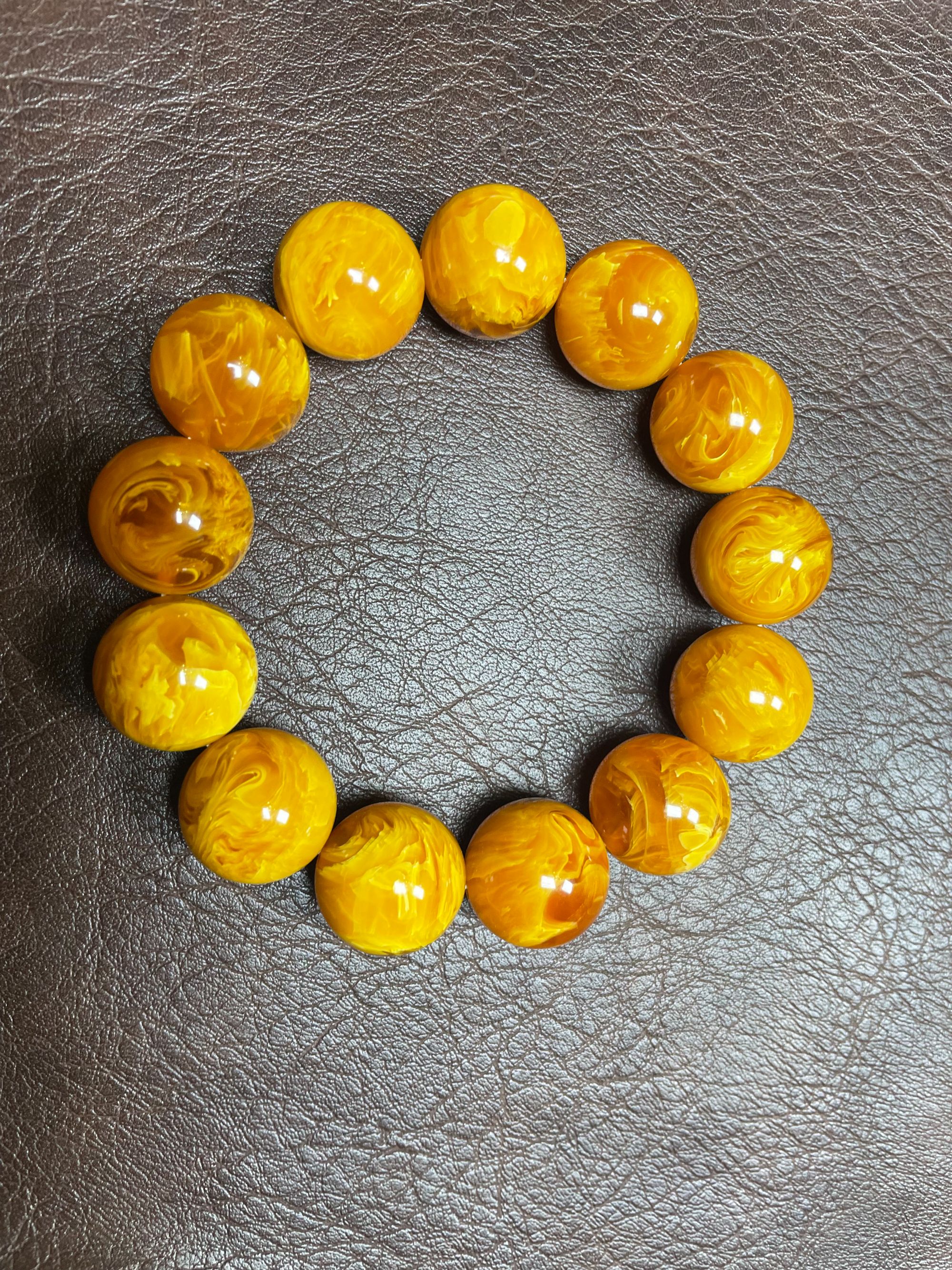 【手链】天然圆珠时尚饰品手链一条