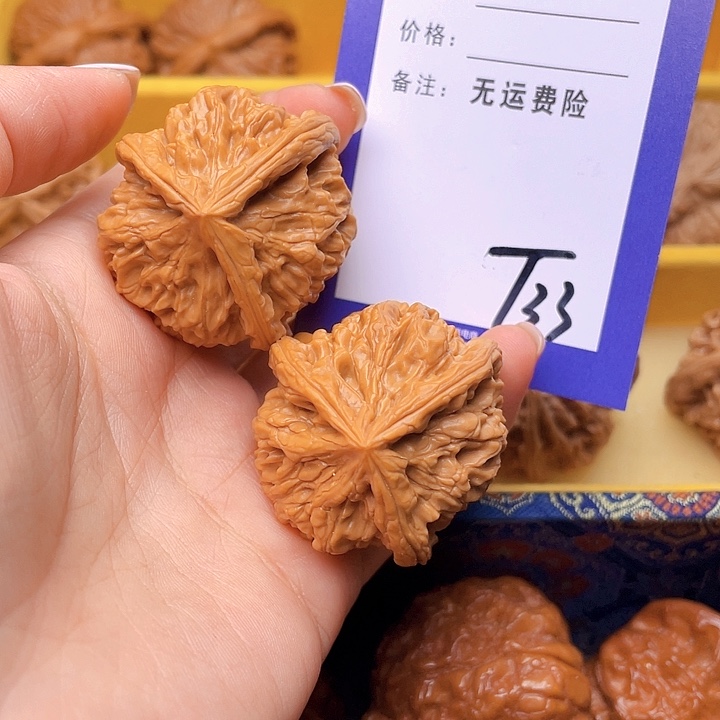 把件文玩核桃文*文玩核桃三棱33