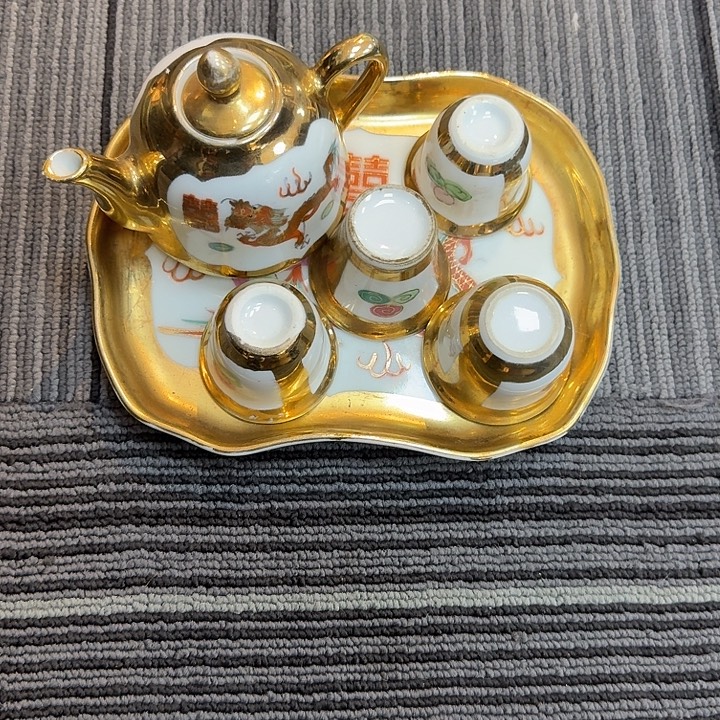 落***扬陶567酒壶四杯一套