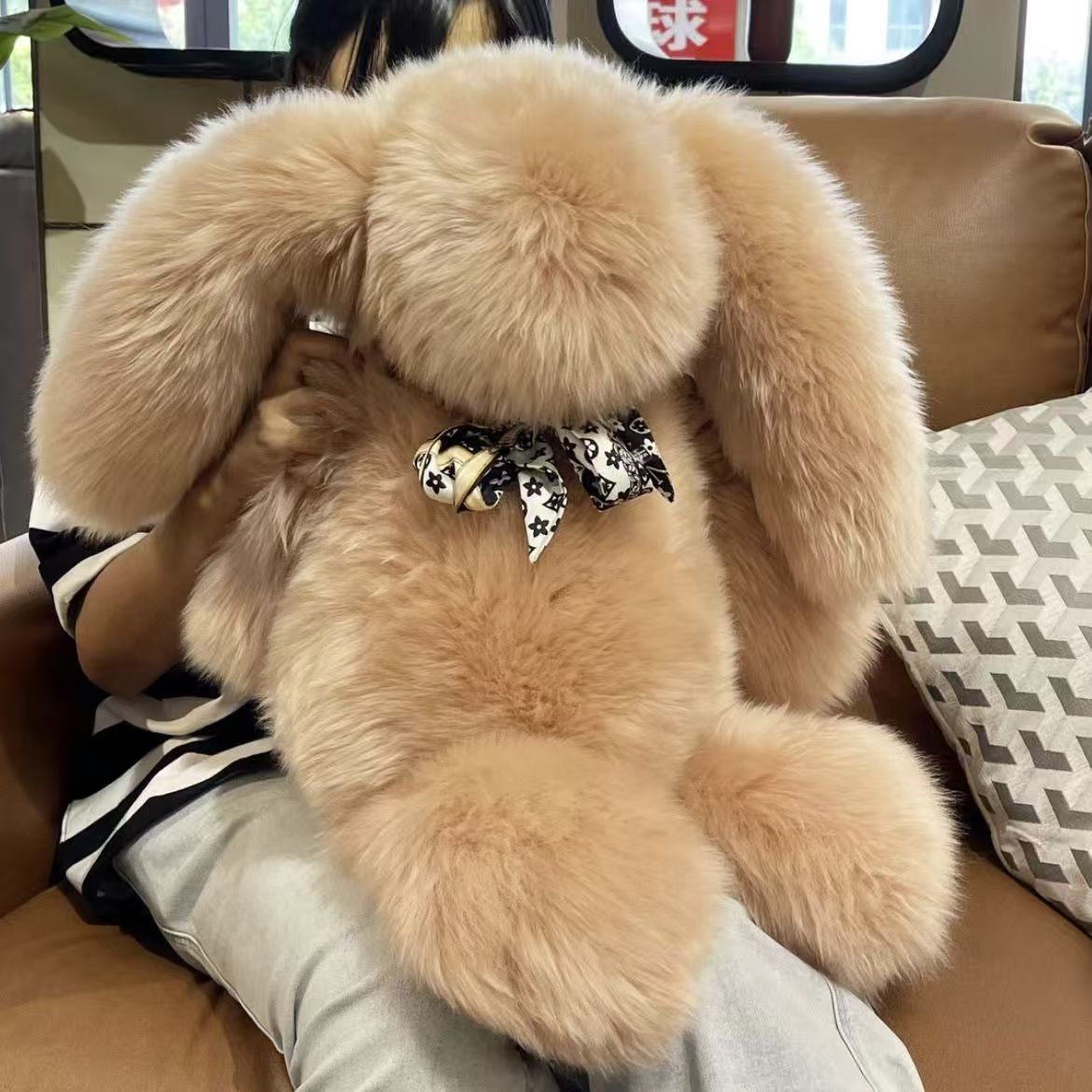 澳洲萌萌兔臻毛玩具玩偶礼物挂件一体抱枕潮流C-7