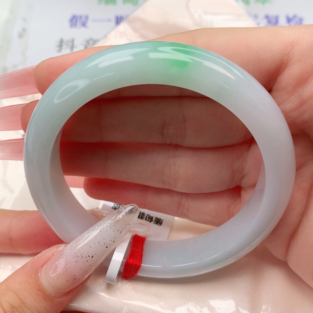 未镶嵌手镯翡翠正圈58