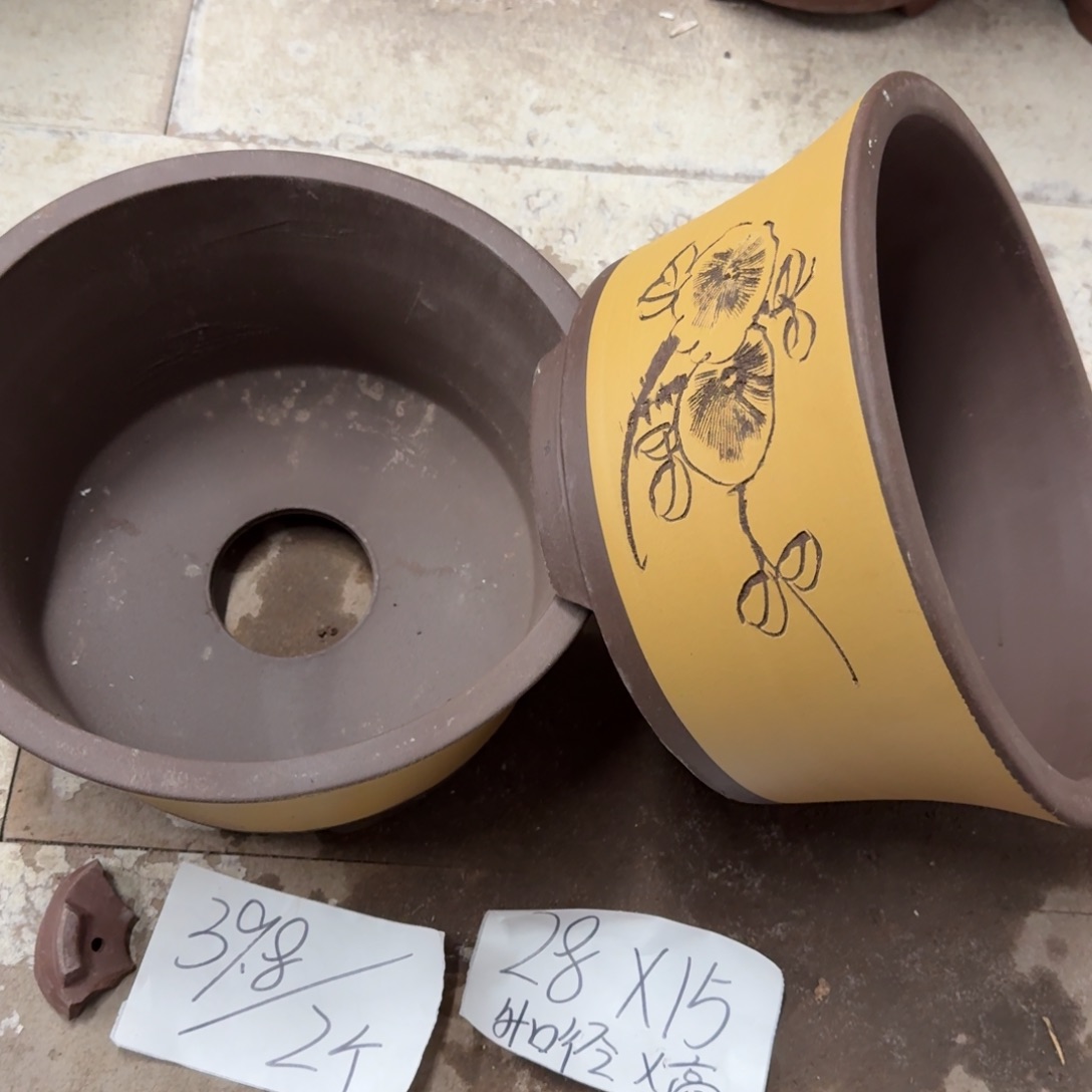 紫砂花盆破损包赔