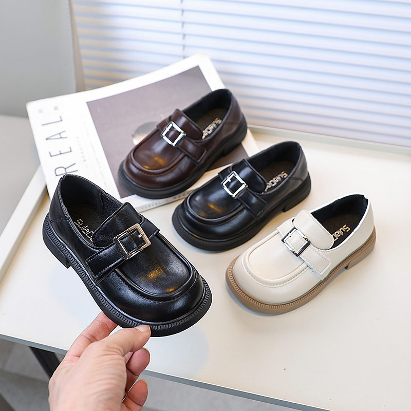 男童皮鞋英伦风经典礼服鞋2025春季新品单鞋女童软底舒适休闲鞋