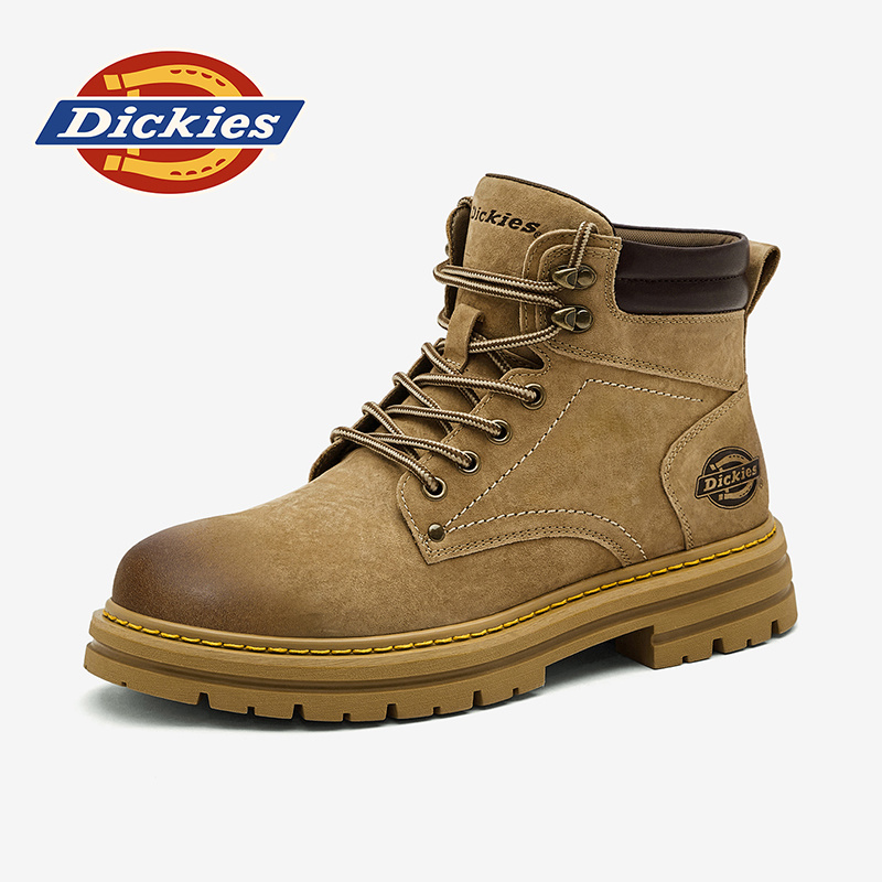 Dickies高帮靴子秋季英伦风男靴增高马丁靴舒适耐磨时尚工装靴