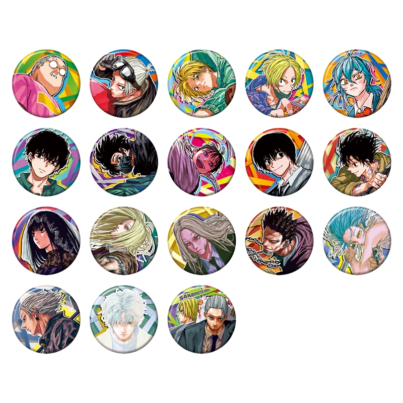 【代拆】坂本日常 原画徽章 第一弹，第二弹 盲盒