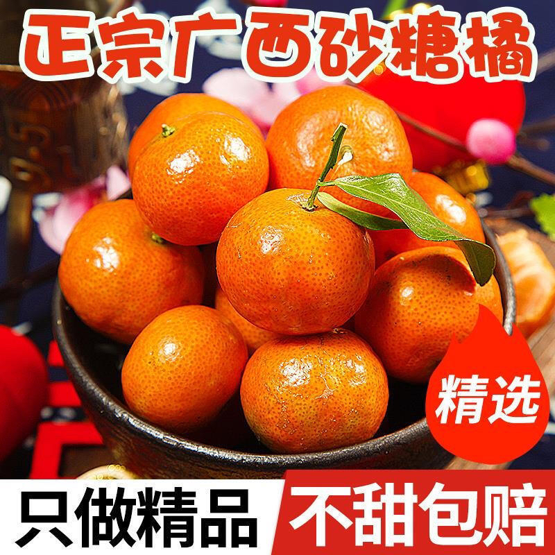 【正宗高山砂糖橘】广西沙糖桔皮薄多汁纯甜新鲜现发