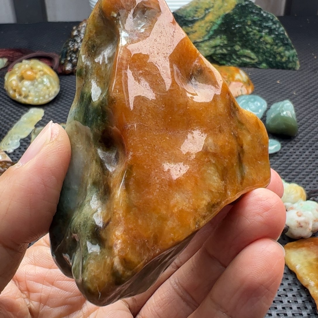 翡翠裸石缅甸翡翠