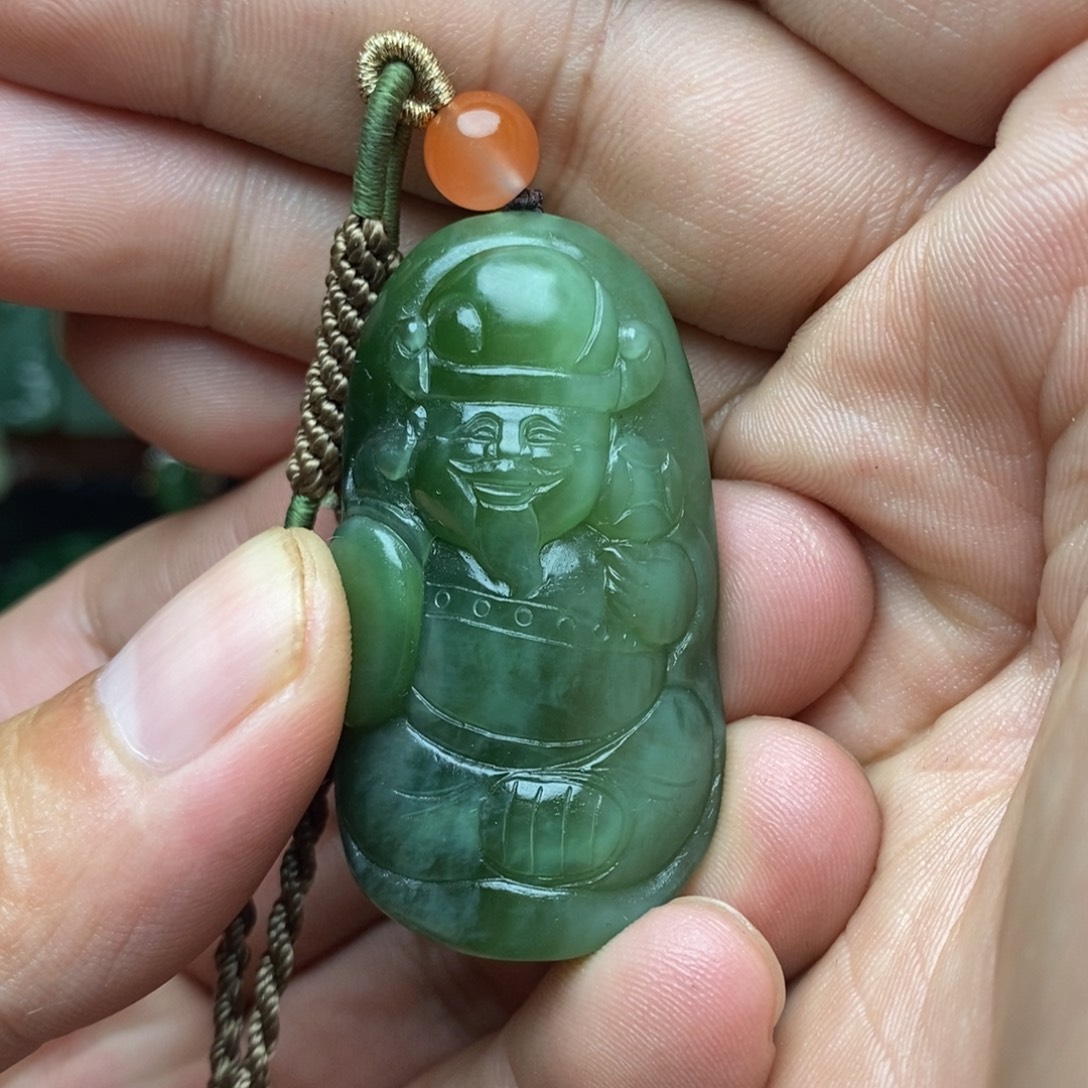 未镶嵌和田玉（碧玉）挂件