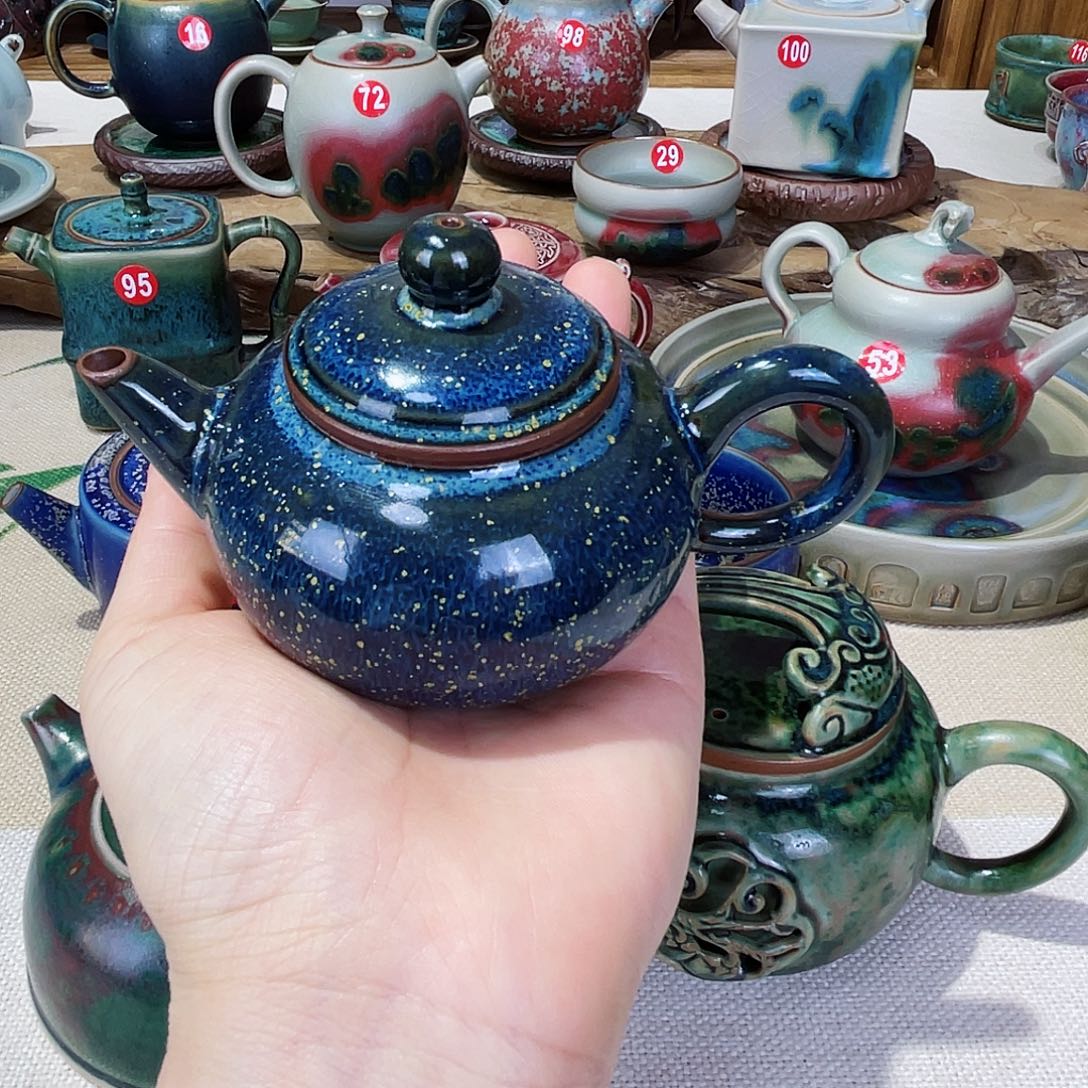 壶禹州钧瓷艺术作品