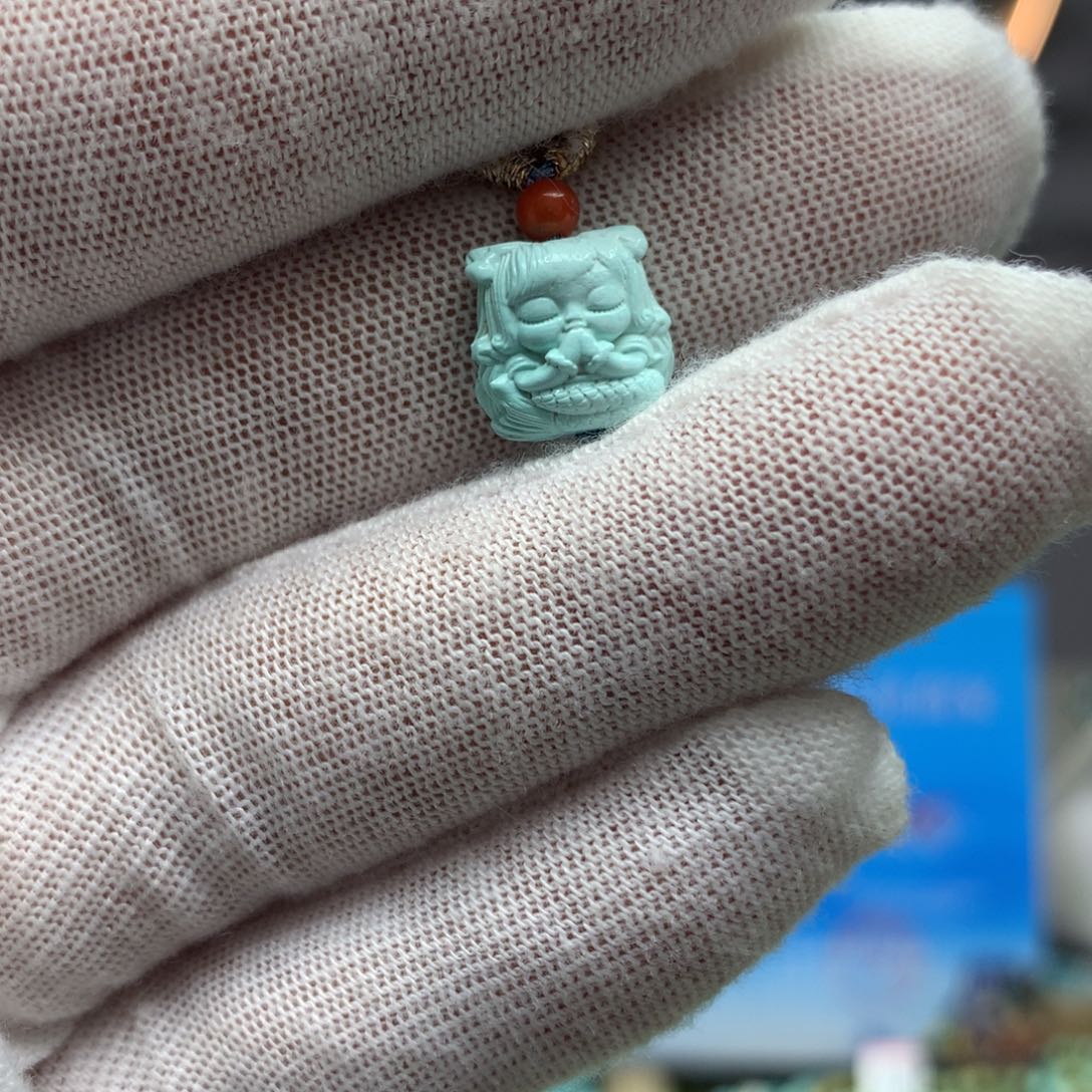 绿松石挂件未镶嵌