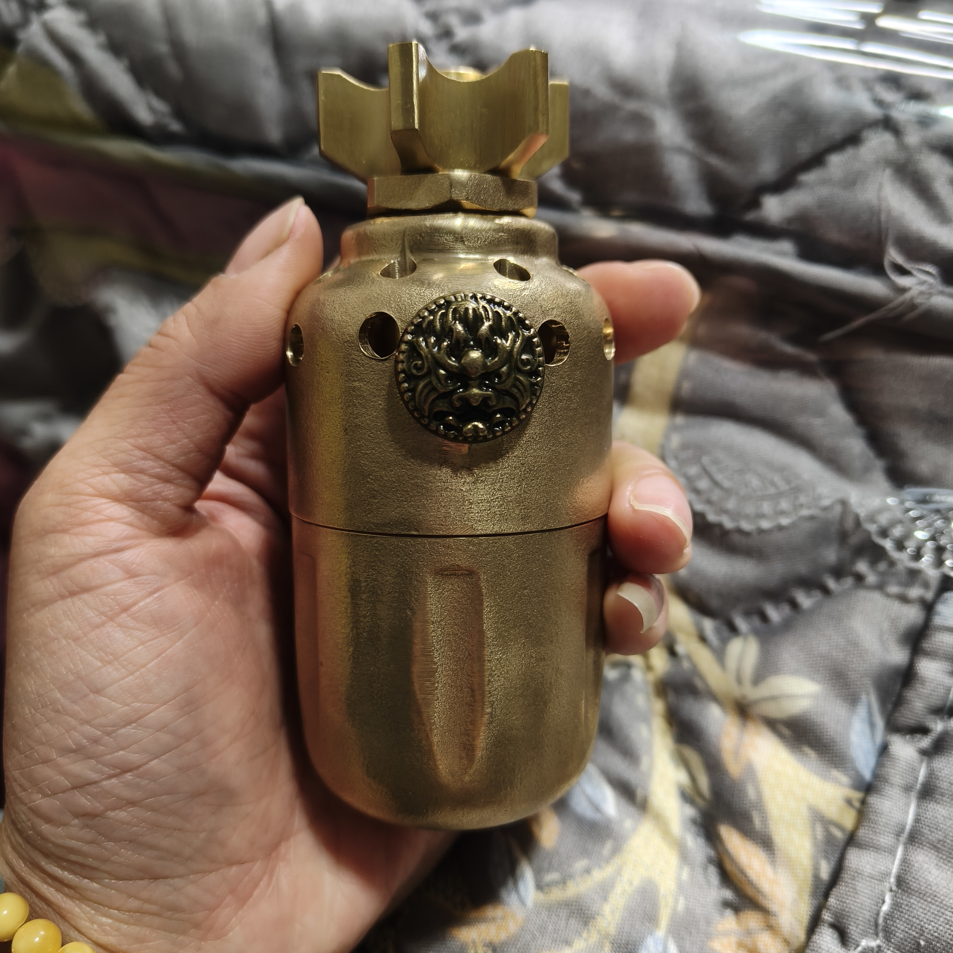 创意小导弹解压玩具可旋转过滤器手工怀炉礼物挂件