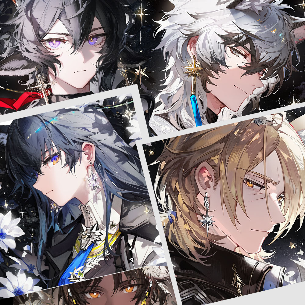 随机二创亚克力水晶砖 