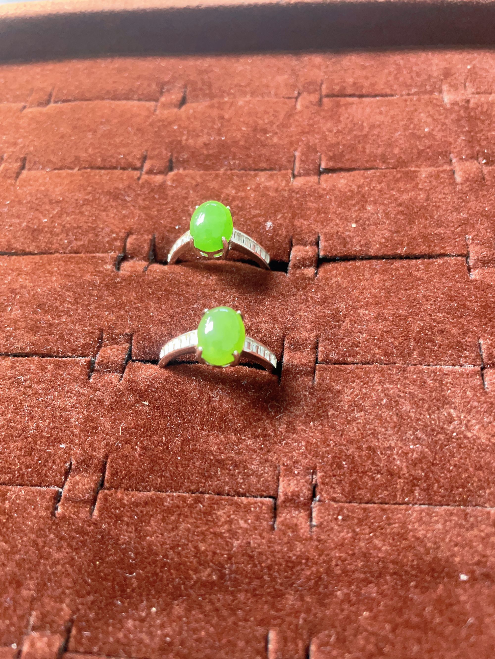  和田玉925银镶嵌戒指多样性发其一拍一发一0010