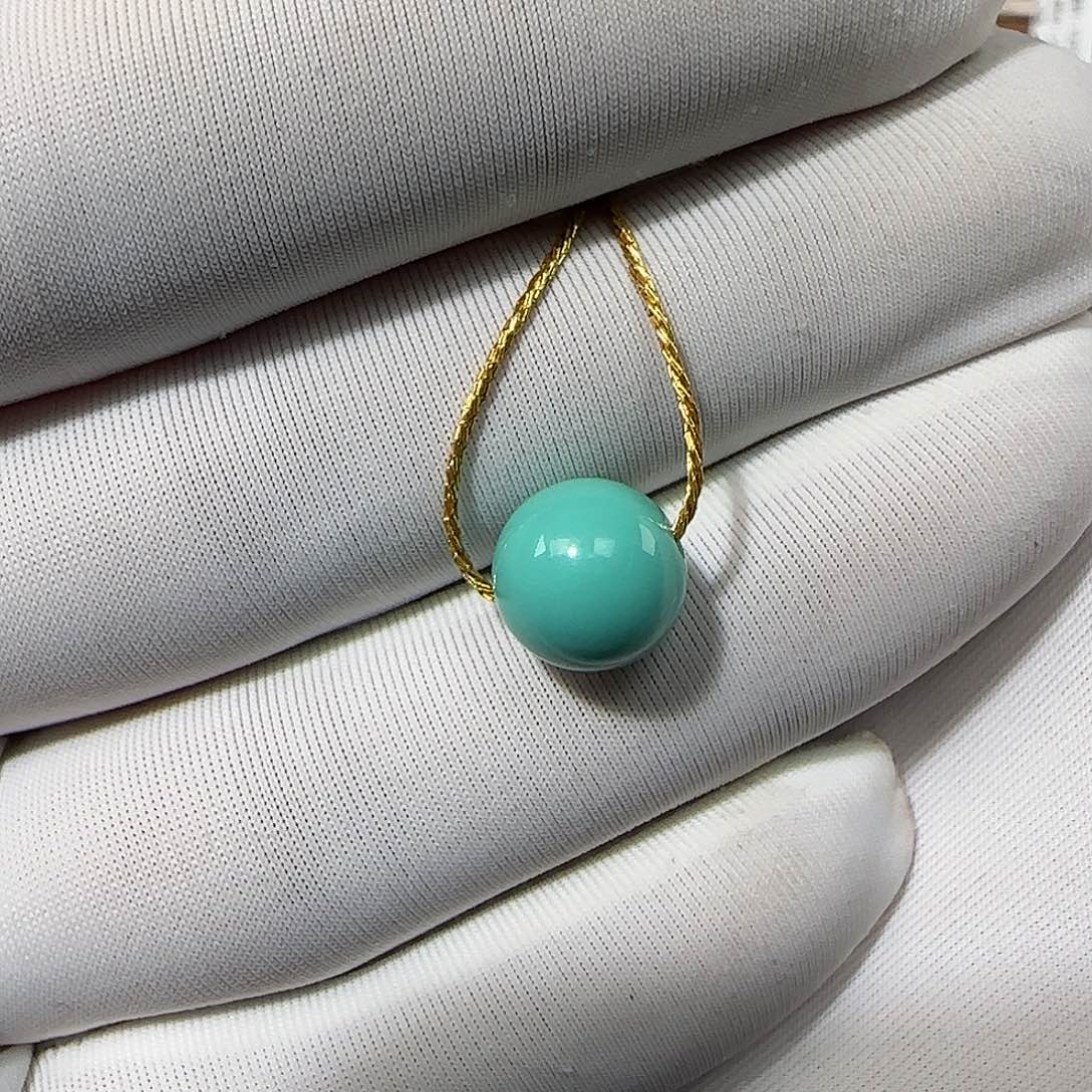 绿松石未镶嵌8mm➕单珠