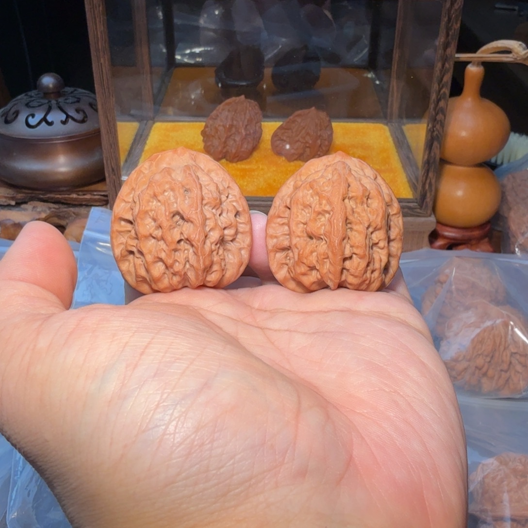 文玩核桃把件39尺寸蓟县佛肚