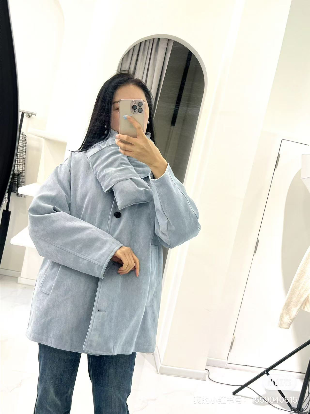 浅蓝色外套热销热卖