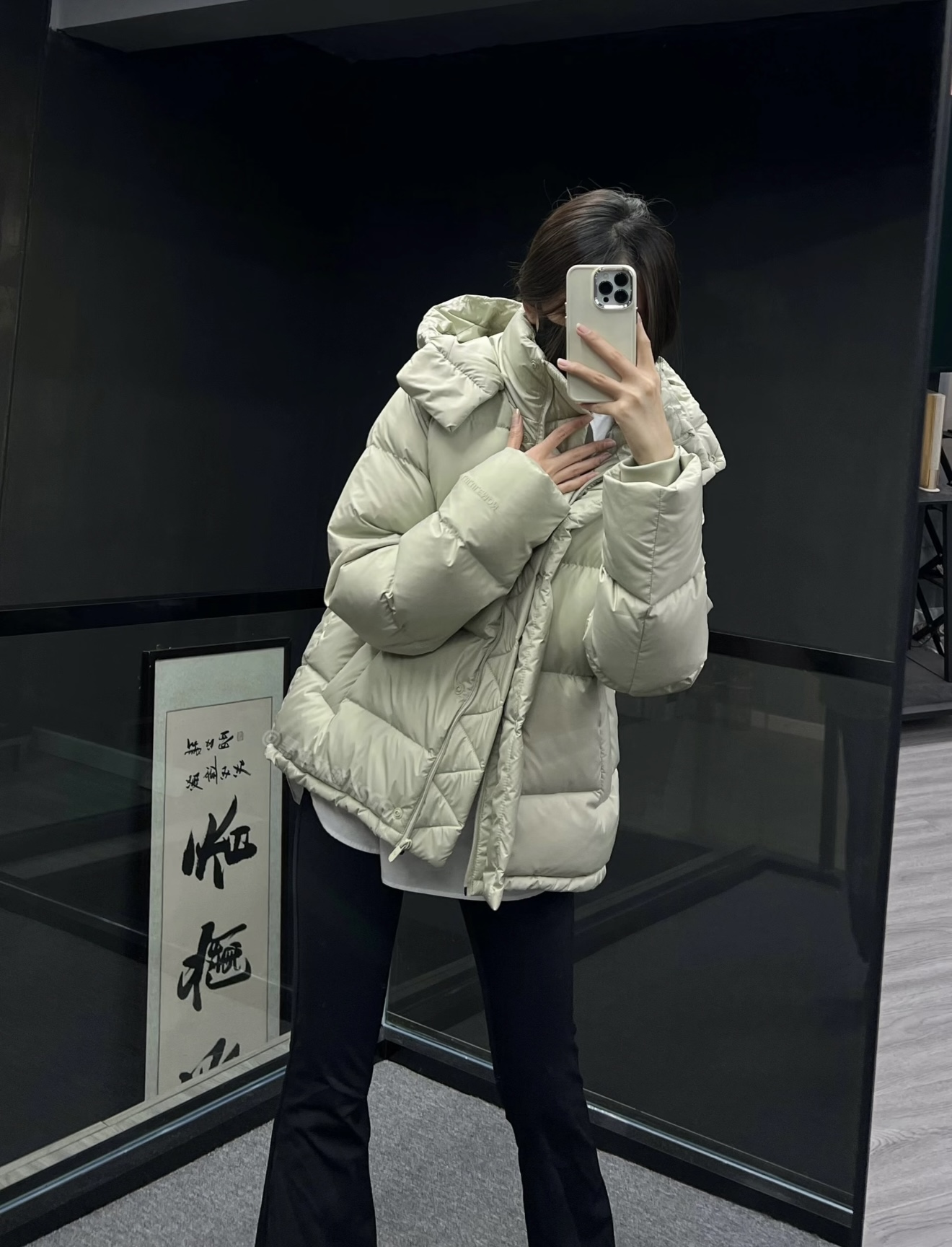 一模一样 五格羽绒服