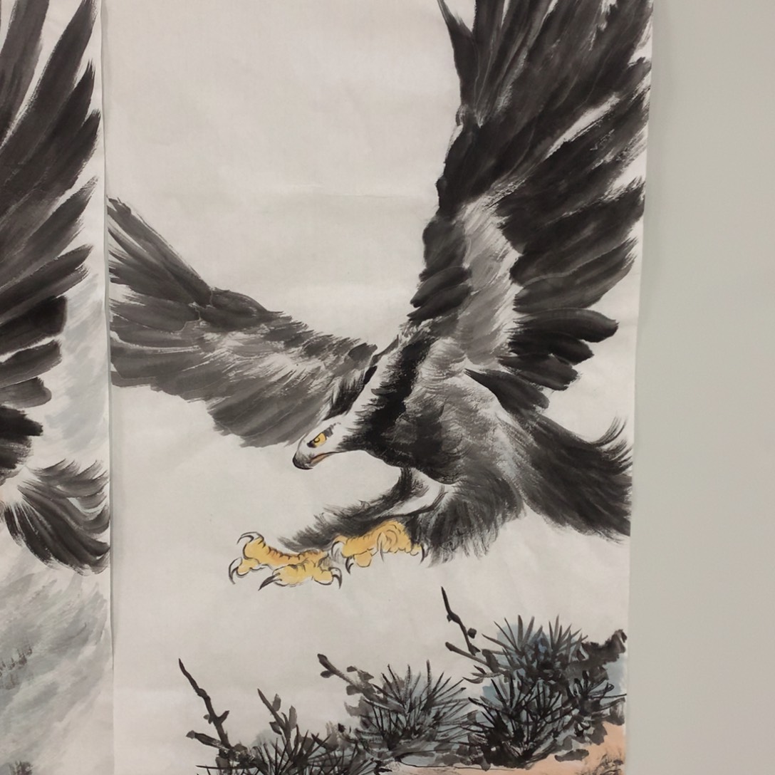 国画飞**限福利作品三尺雄鹰