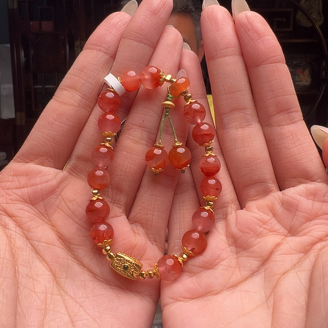 南红玛瑙南红未镶嵌HJ032。8mm