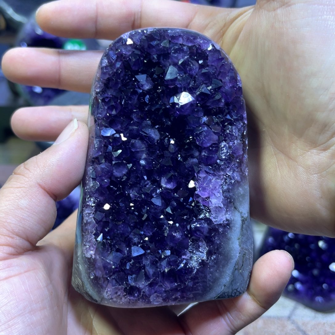 摆件未镶嵌水晶紫水晶