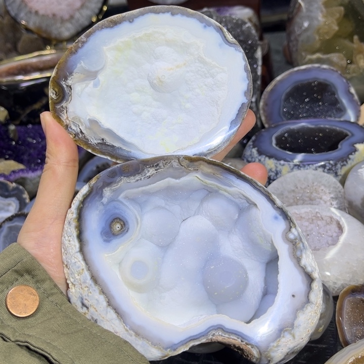 水晶珠宝半成品14K金镶嵌