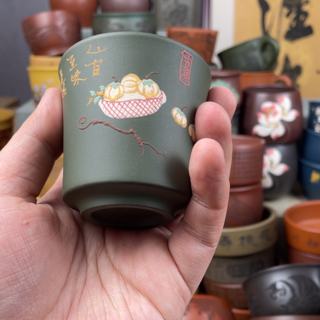 紫砂茶杯紫砂茶杯