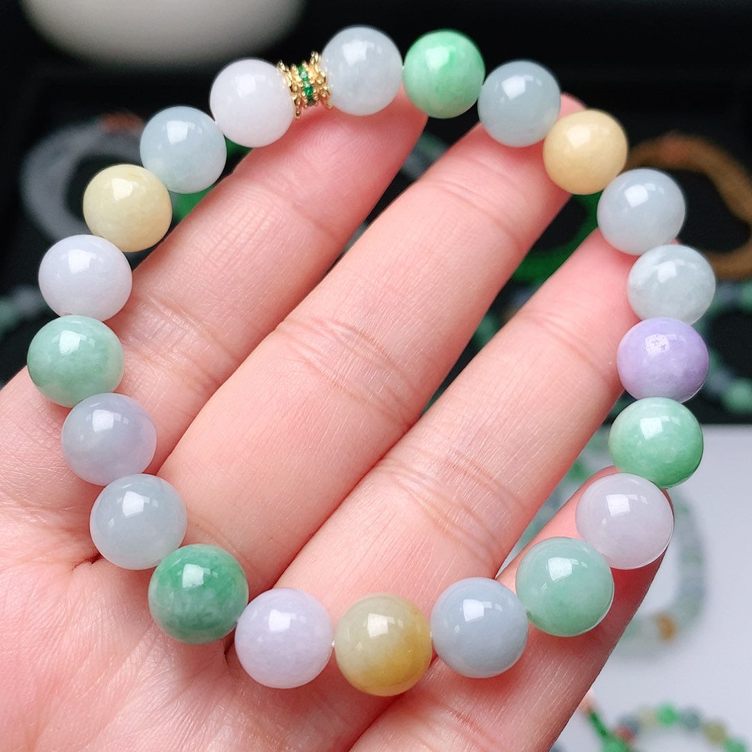 翡翠手链未镶嵌翡翠