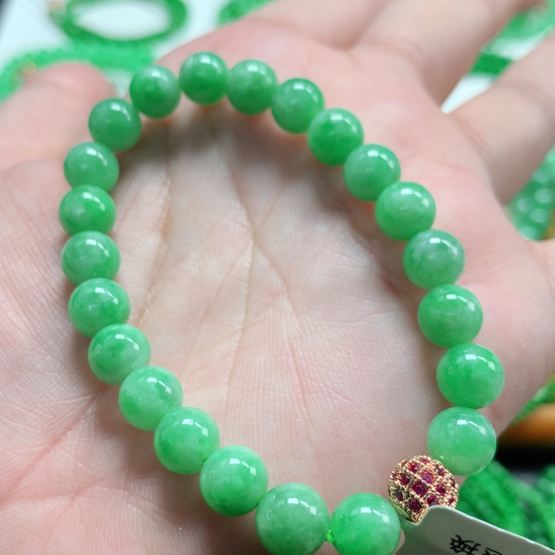 翡翠未镶嵌手链翡翠