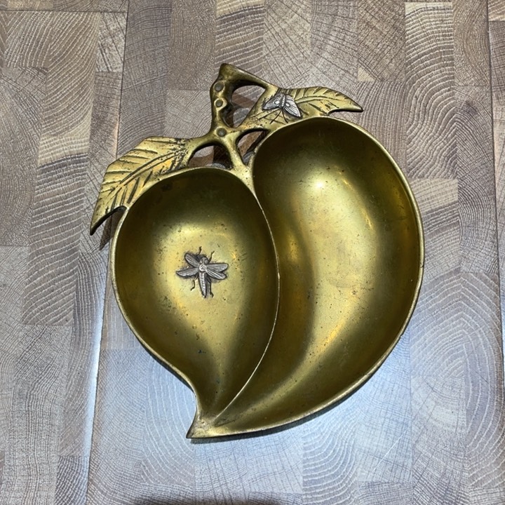 铜茶盘茶道具摆件