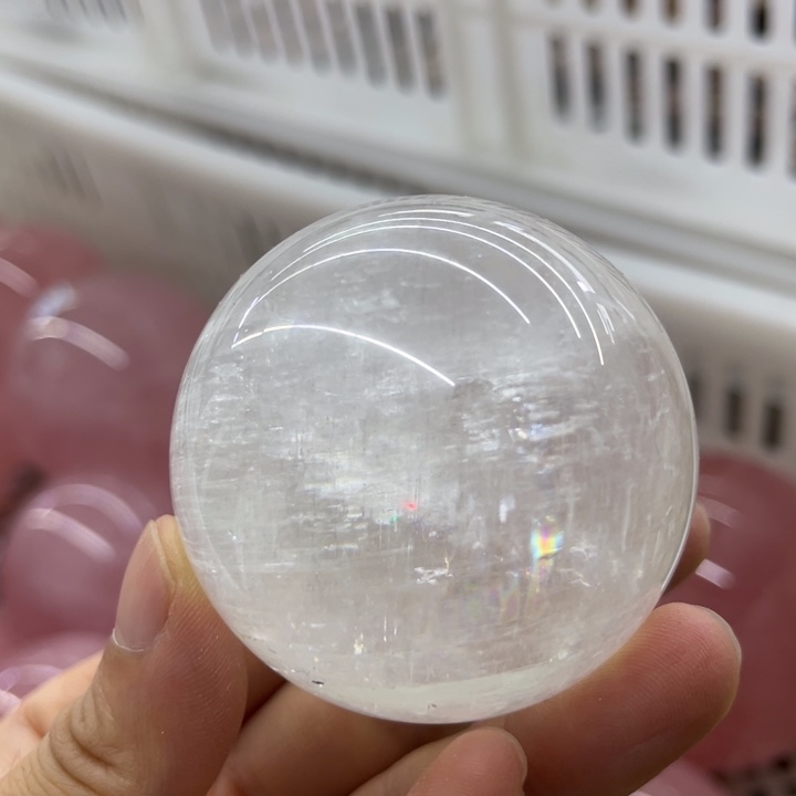 未镶嵌发饰水晶冰州白球