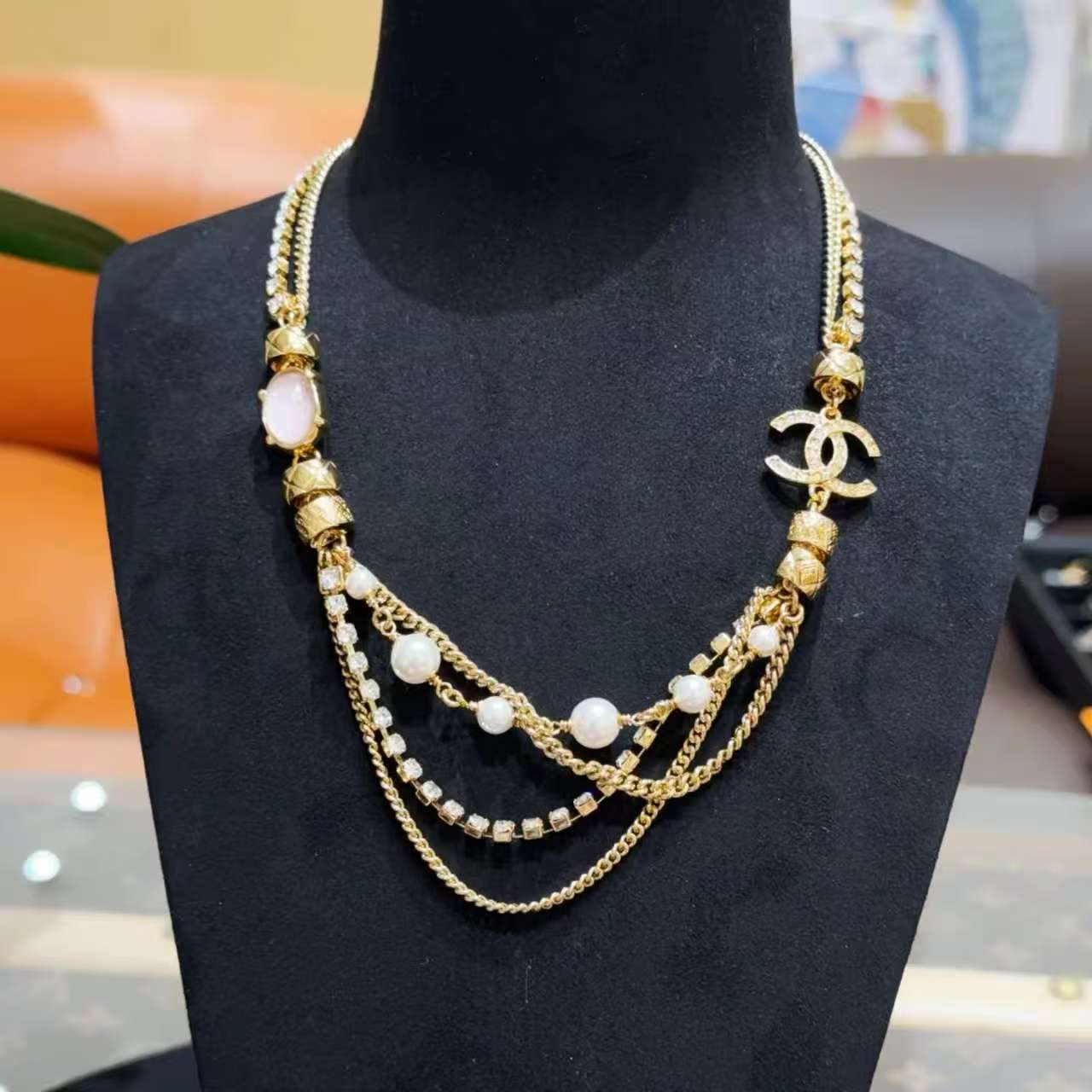 99新 Chanel/香奈儿 Chanel/香奈儿 627-24P 多元素造型项链