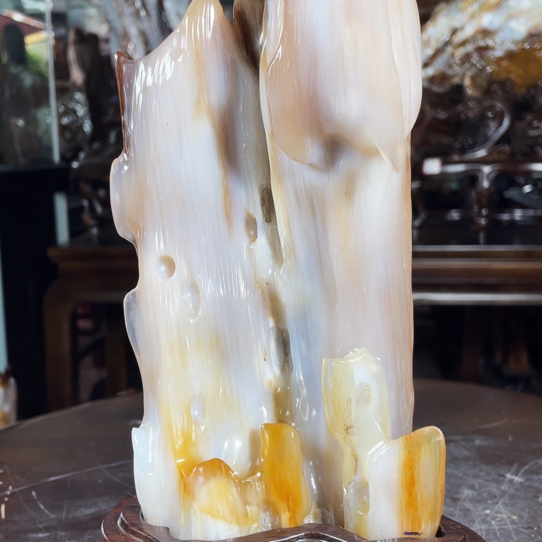 硅化玉未镶嵌珠宝奇石